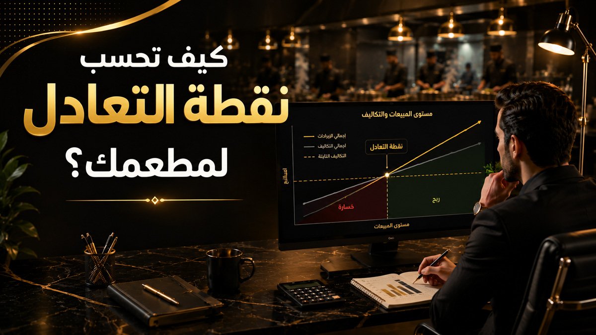 كيف تحسب نقطة التعادل لمطعمك؟