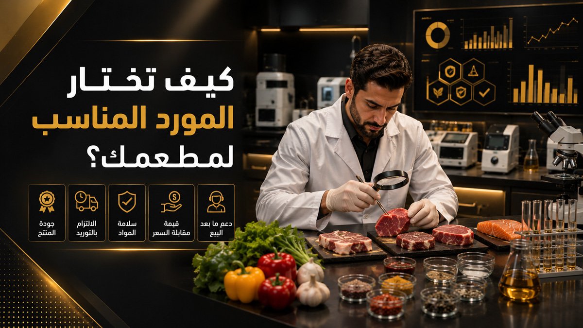 كيف تختار المورد المناسب لمطعمك؟