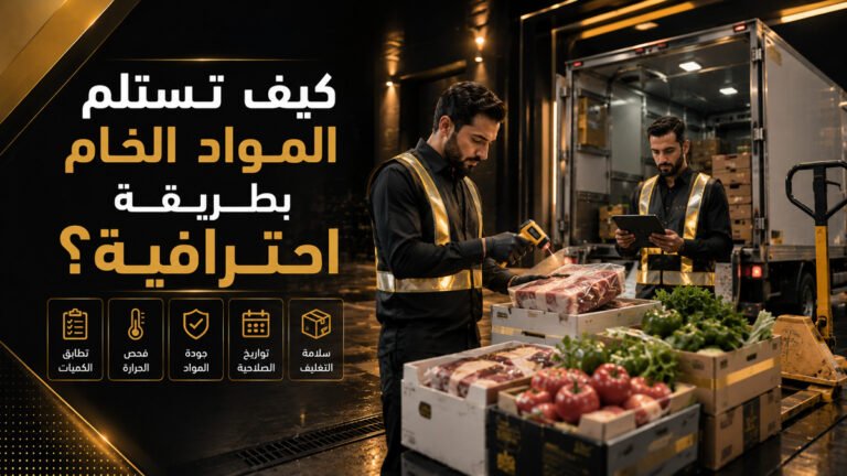 كيف تستلم المواد الخام بطريقة احترافية؟ | قدرة ستيشن