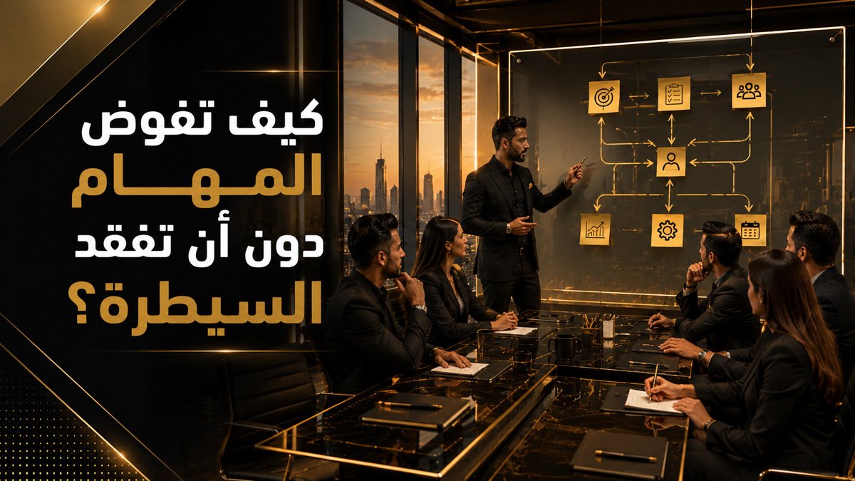 كيف تفوض المهام دون أن تفقد السيطرة؟
